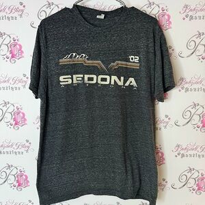 Sedona Arizona Graphic T-Shirt - gray ‘02 tee shirt top travel USA 🇺🇸